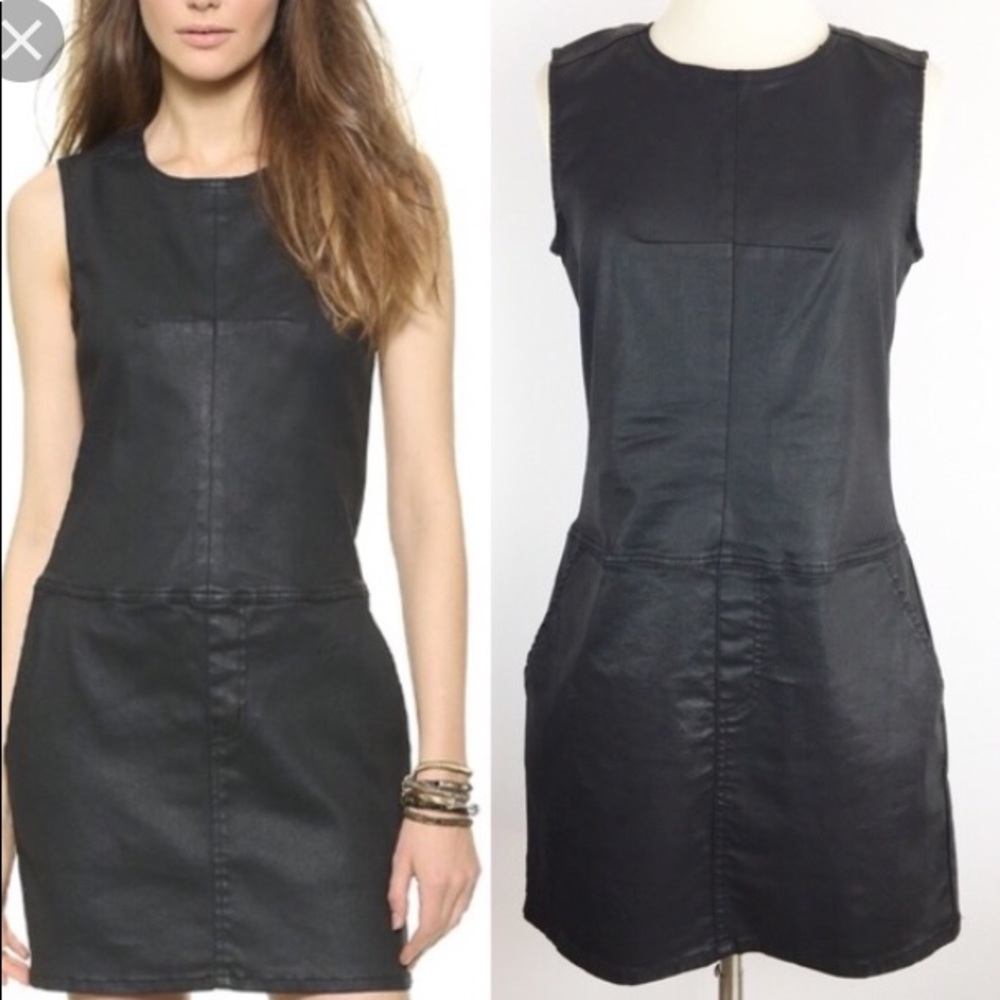 Current/Elliot “the shift dress” black rebel riot